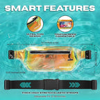 Drench Waterproof Fanny Pack Chrome Iridescent Submersible Dry Bag Waist Pouch - Image 7