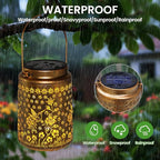 2 Pack Solar Lanterns Outdoor Waterproof Hummingbird Garden Decor Gift - Image 6