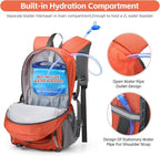 RealCool Hiking Backpack for Men Women, 30L Lightweight Waterproof Travel - Image 5
