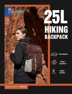 MOUNTAINTOP 25L Hiking Backpack, Lightweight Travel Backpack - Image 2