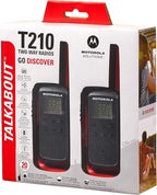 Motorola Solutions Two-Way Radio, 20 Mile Range, 22 Channel | T210 Talkabout | - Image 5