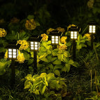 SOLPEX Solar Outdoor Lights, 12 Pack Solar Path Lights, Walkway Lights Outdoor - Image 4