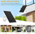 Zivif Solar Panel Charger for Security Cameras, 2W Solar Panel - Image 6