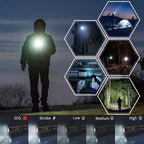 Whaply LED Flashlights, 2 Pack Tactical Flashlight High Lumens Lights - Image 6