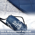 Waterproof Outdoor Blanket 62”X 51” Packable, Stadium Blankets - Image 3