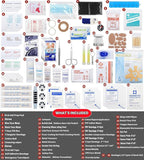VRIEXSD 400 Piece Large First Aid Kit Premium Emergency Kits - Image 3