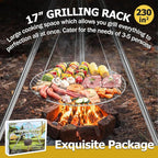 Joyfair Campfire Camping Tripod Grill Grate, Heavy Duty Stainless Steel - Image 5