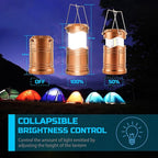 Lichamp LED Camping Lantern, 4 Pack Battery Powered Flashlight - Image 4