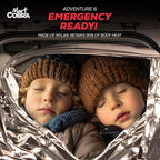 Mart Cobra Emergency Blanket 100-Pack | Reflective Thermal Blanket | Survival - Image 4