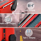 2000MAH Emergency Hand Crank Radio, Portable Survival Solar Radio AM FM NOAA - Image 2