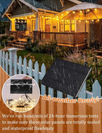 Brightever 200FT Solar String Lights Outdoor Waterproof, Patio Lights Solar - Image 5