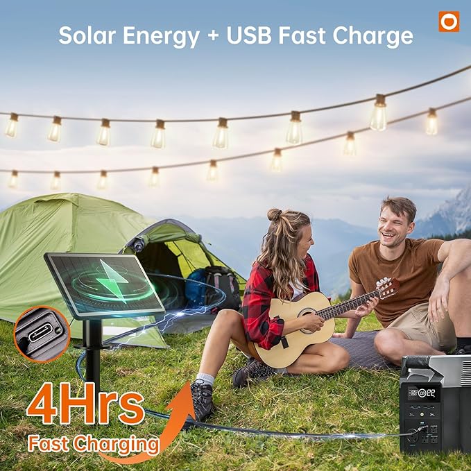 addlon 54FT Solar String Lights Outdoor Waterproof - Image 4