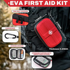 RHINO RESCUE EVA First Aid Kit, Small Waterproof Emergency Hiking First Aid Kit - Image 3