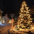 ASENEK Extra Long Christmas Decorative Outdoor String Light 197 Feet 600LED 8 - Image 3