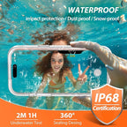 SPORTLINK for iPhone 17 Pro Max Case, IP68 Waterproof Military Protective Full - Image 3