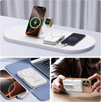 Magnetic Portable Charger Built-in Cables, 10000mAh Fast Charging Wireless - Image 8