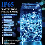 Lakumu LED String Lights Battery Operated, Mini Rechargeable Fairy Lights - Image 5