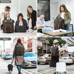 LOVEVOOK Laptop Backpack for Women Work Travel Commuter Backpack Business - Image 6