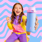 18 oz Insulated Water Bottle for Sports: Meoky Kids Water Bottle - Image 2