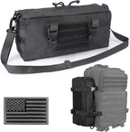 WYNEX Large Molle Pouch, Tactical Molle Bag Vertical Admin Pouch, Modular by WynexTactical