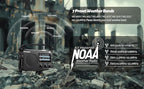 Kaito KA500 5-way Powered Emergency AM/FM/SW NOAA Weather Alert Radio - Image 6