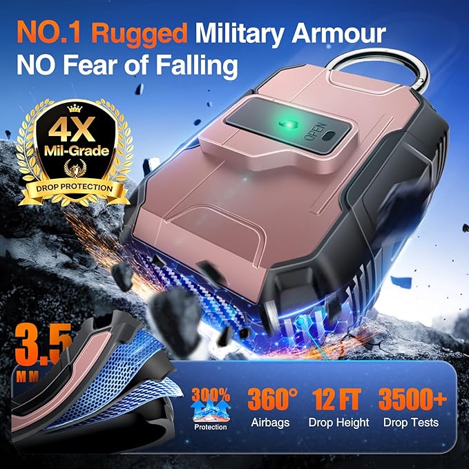 Armoured Heavy Duty for AirPods Pro1 Generation Case - Image 2