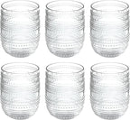 Beaded 15 oz Durable Acrylic Stemless Wine Glasses, Shatter-Resistant and by AbodeHomewares-TheDesignDestinationforTabletopDrinkwareKitchenandPet