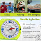 20 Pcs Acrylic Orienteering Compass Hiking Backpacking Survival Reliable - Image 7