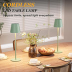 Kakanuo Cordless Table Lamp Rechargeable Green - Image 4