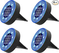 Joomer Solar Ground Lights, 4 Pack 8 LED Solar Lights Outdoor Waterproof IP68 by Joomer