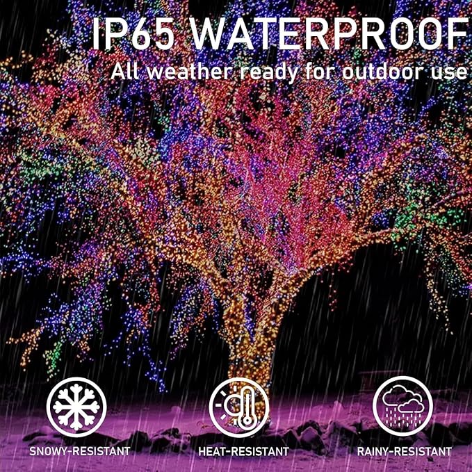 Upgrade 2Pack 200LED Solar String Lights - Image 4