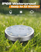 btfarm 16 Pack Solar Lights Outdoor, 8 LED Solar Ground Lights IP65 Waterproof - Image 3