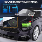 OYMSAE White 5W 12V Solar Car Battery Charger Portable Waterproof Solar Power - Image 3