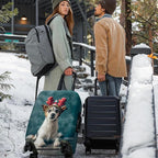 ANNA QUEEN Christmas Dog Luggage Cover, Cute Puppy - Image 2