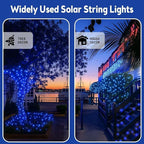 Extra-Long Solar String Lights for Outside, 4 Pack 400LED Solar Fairy Lights - Image 4