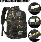 Kids Tactical Backpack Army Molle Bookbag Military Boys Backpack - Image 3