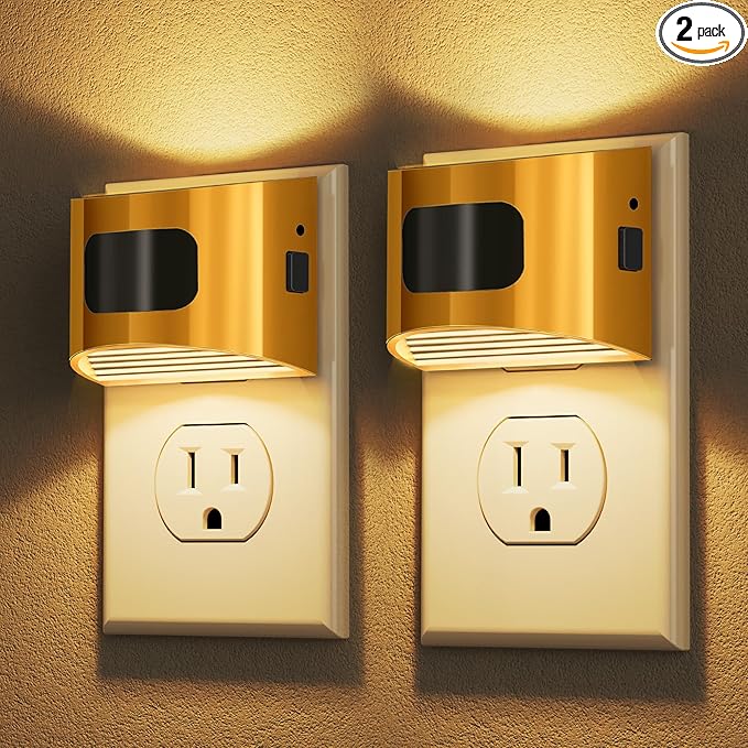 DORESshop LED Night Light, Night Lights Plug into Wall, 3 Mode Plug in Night by DORESshop