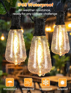Brightever LED Outdoor String Lights, 150FT Dimmable Patio Lights - Image 6
