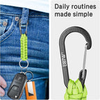 EOTW Paracord Keychain for Men Women Paracord Carabiner Backpack Keychain - Image 3