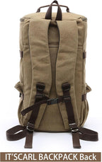IT'SCARL Large backpack for men, Travel backpack, Carry on, Canvas big bag - Image 8