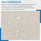 Canvas Patch 5.5 x 8 Inches 6Pcs Self-Adhesive Waterproof Canvas Patch Kit - Image 2