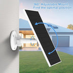 Solar Panel for Eufy Outdoor Camera, Camera Solar Panel Charger Compatible - Image 7