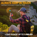Rechargeable Walkie Talkies Long Range, 3 Pack Walkie Talkies - Image 3