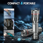 WdtPro Rechargeable Flashlights High Lumens, 2 Pack 10H Long Lasting Super - Image 5