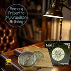 Brass Compass Gift to My Son Never Forget I Love You, Sentimental Keepsake from - Image 9