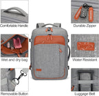 Lumesner Carry on Travel Backpacks, Extra Large 40L Flight Approved Bag - Image 6