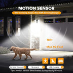 LUTEC 32W 3500 Lumen LED Security Lights Motion Sensor Light Outdoor, 5000K - Image 3