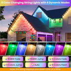 Larkvue 96FT RGBW Outdoor String Lights - Image 2