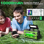 NITIGO Emergency Weather Radio 37000mWh Solar Hank Crank Radio USB Charged - Image 2