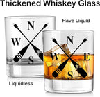 Nogrit Lake House Decor Whiskey Glasses 10 Oz, Beach Wine Old Fashioned Rocks - Image 5